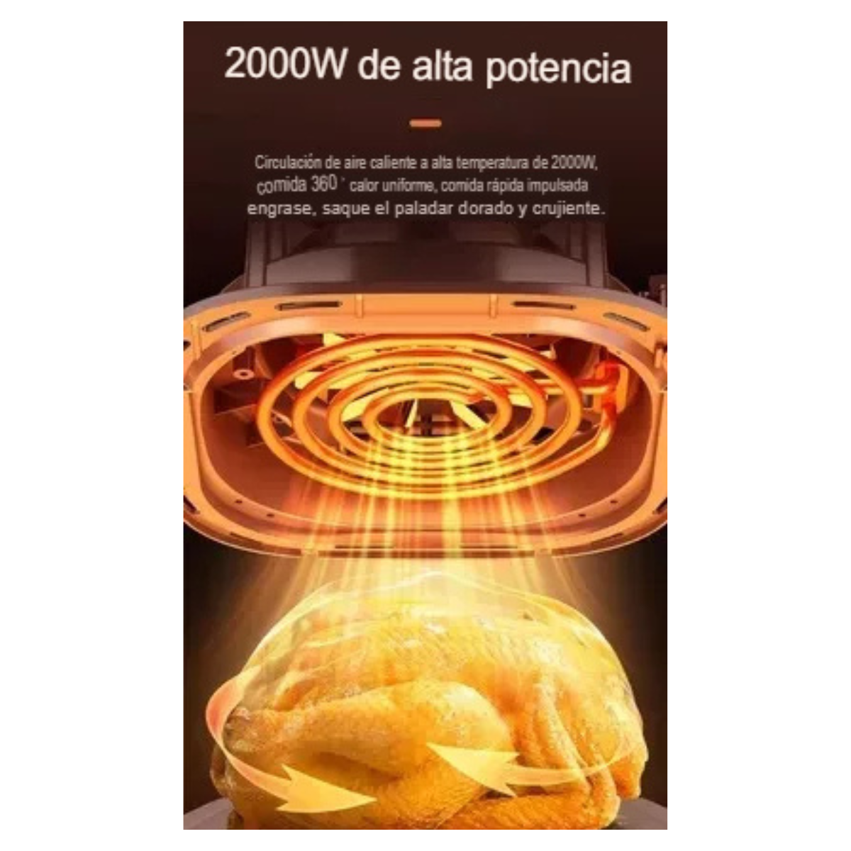 🍗FREIDORA DE AIRE INTELIGENTE DE 8L🍗