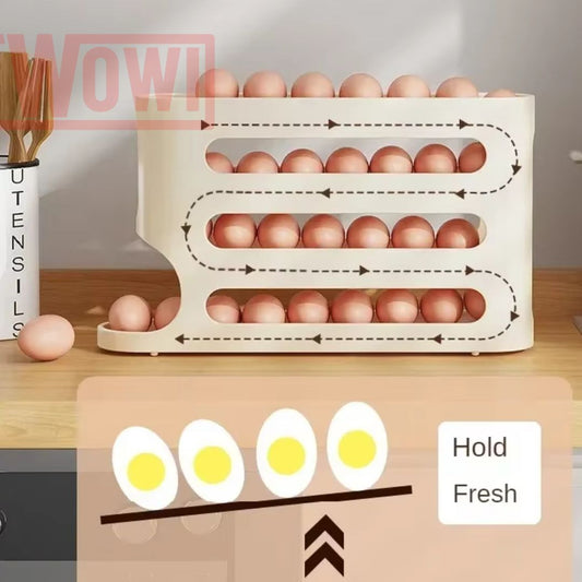 🥚(LLEVA 2 Y PAGA 1) ORGANIZADOR AUTOMÁTICO DE HUEVOS (30 UNIDADES)🥚