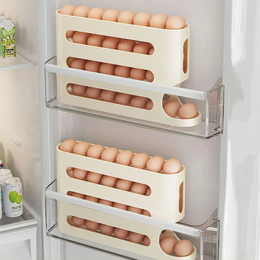 🥚(LLEVA 2 Y PAGA 1) ORGANIZADOR AUTOMÁTICO DE HUEVOS (30 UNIDADES)🥚